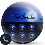 Logo of Theme Dialer Xmas Night sky android Application 